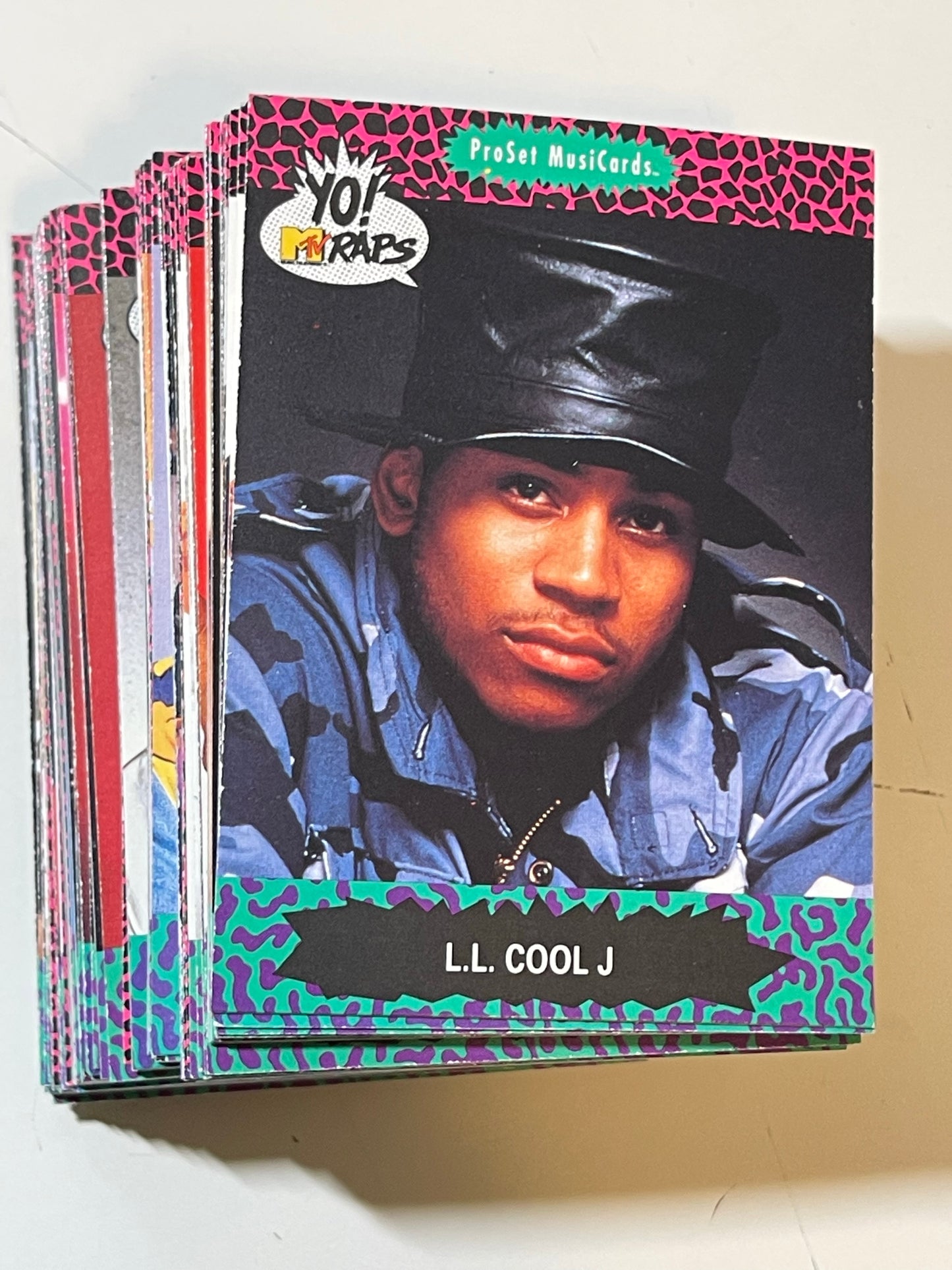 MTV Raps rare Rapper famous music rap stars cards set 1991