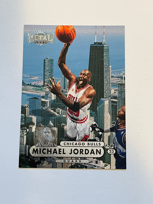 Michael Jordan Fleer Metal high grade condition basketball card