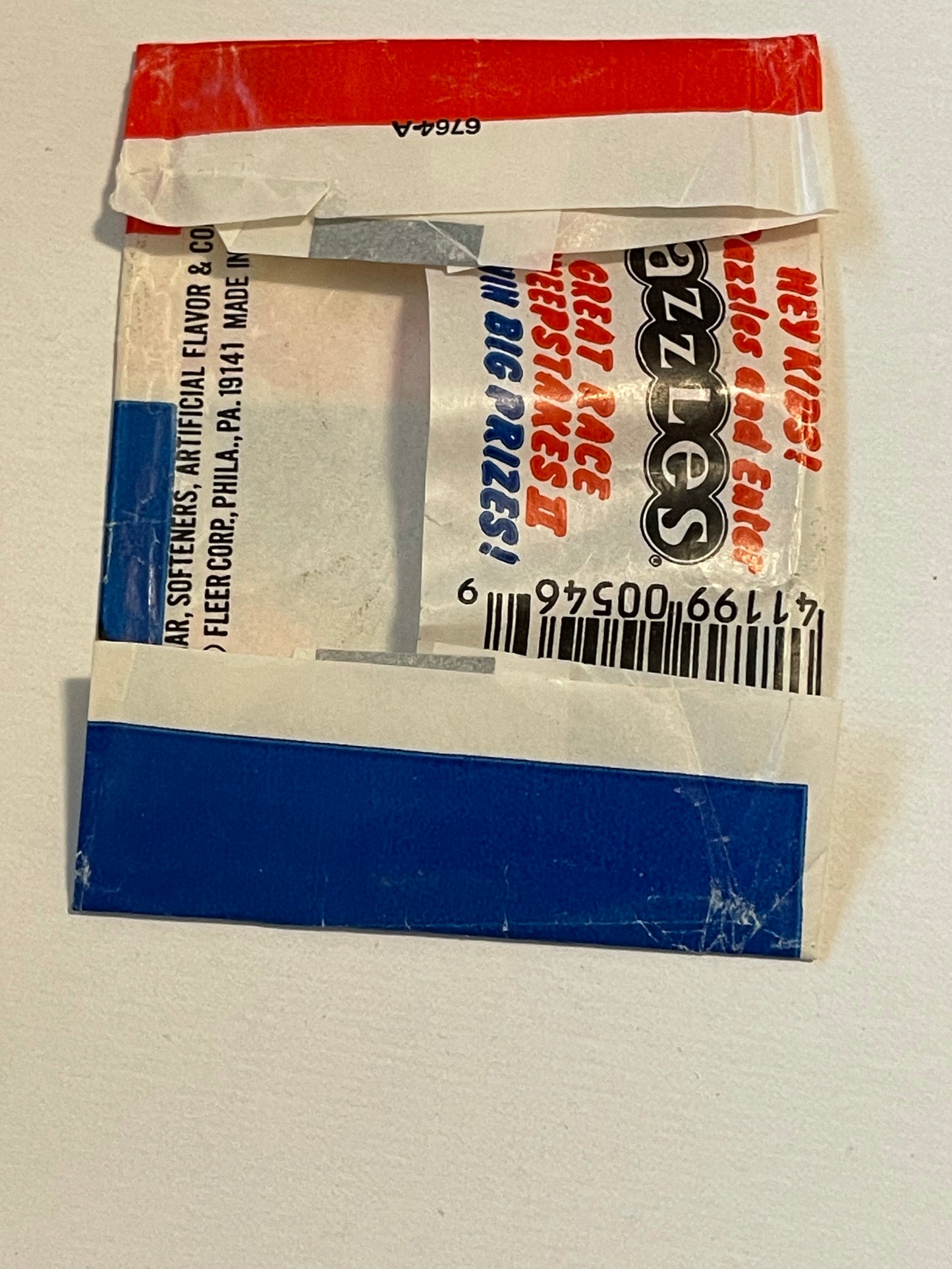 1986 Fleer Basketball rare vintage wrapper