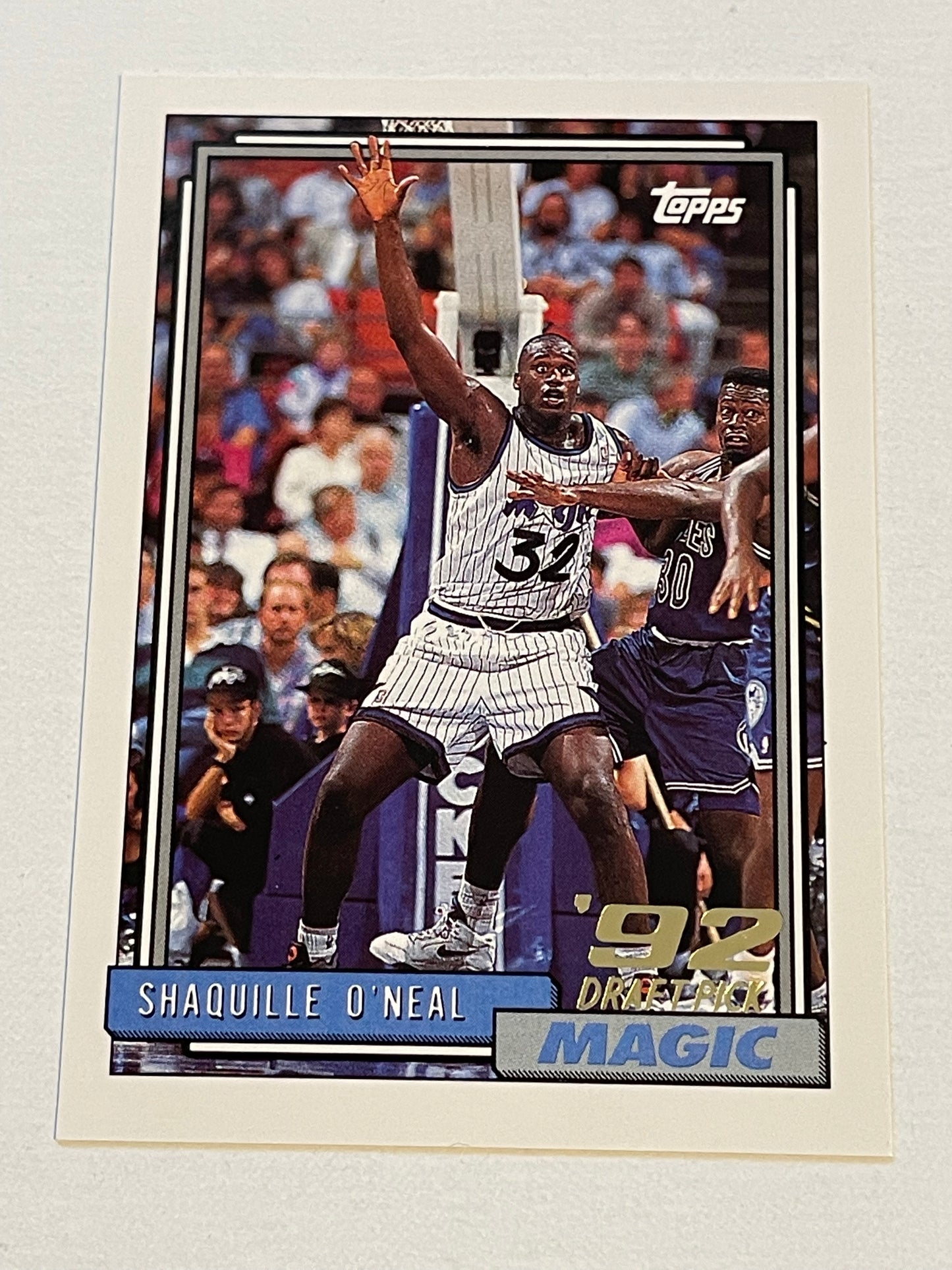 Shaq O’Neal Topps basketball high grade condition rookie card 1992