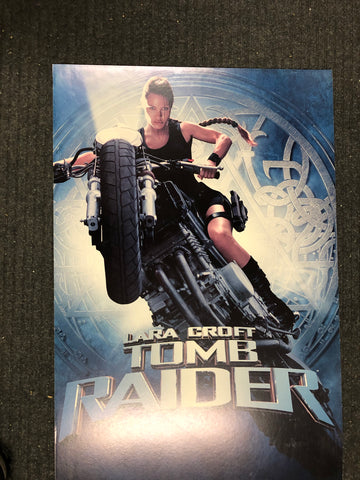Tomb Raider large movie poster on foam core