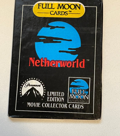 Nether World horror cards rare promotional pack1991