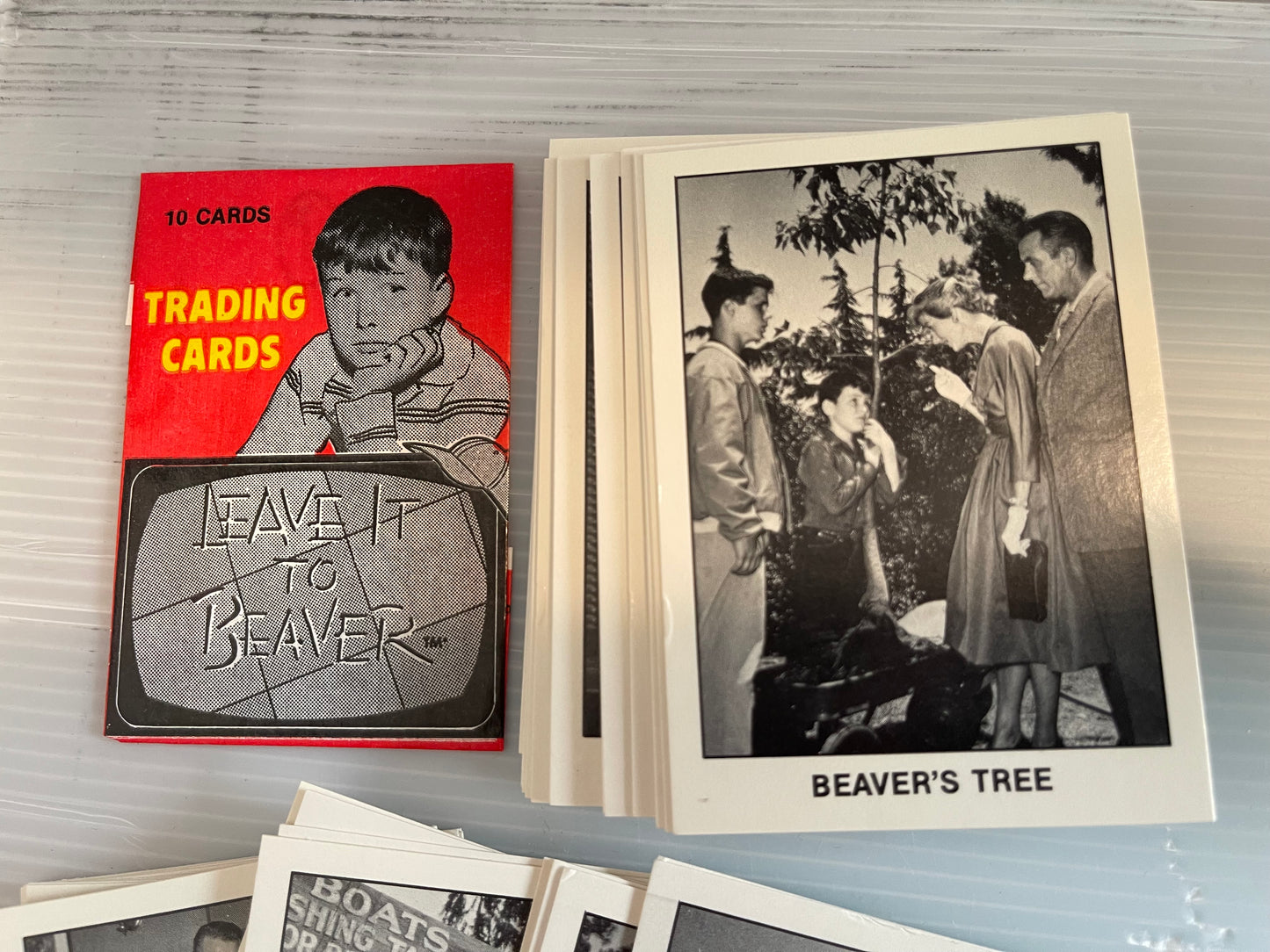 Leave it to Beaver TV show cards set 1983