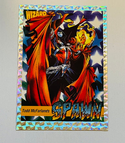Spawn comics Wizard magazine promo card 1993