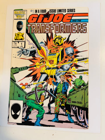 GI Joe and the Transformers #1 Vf comic book