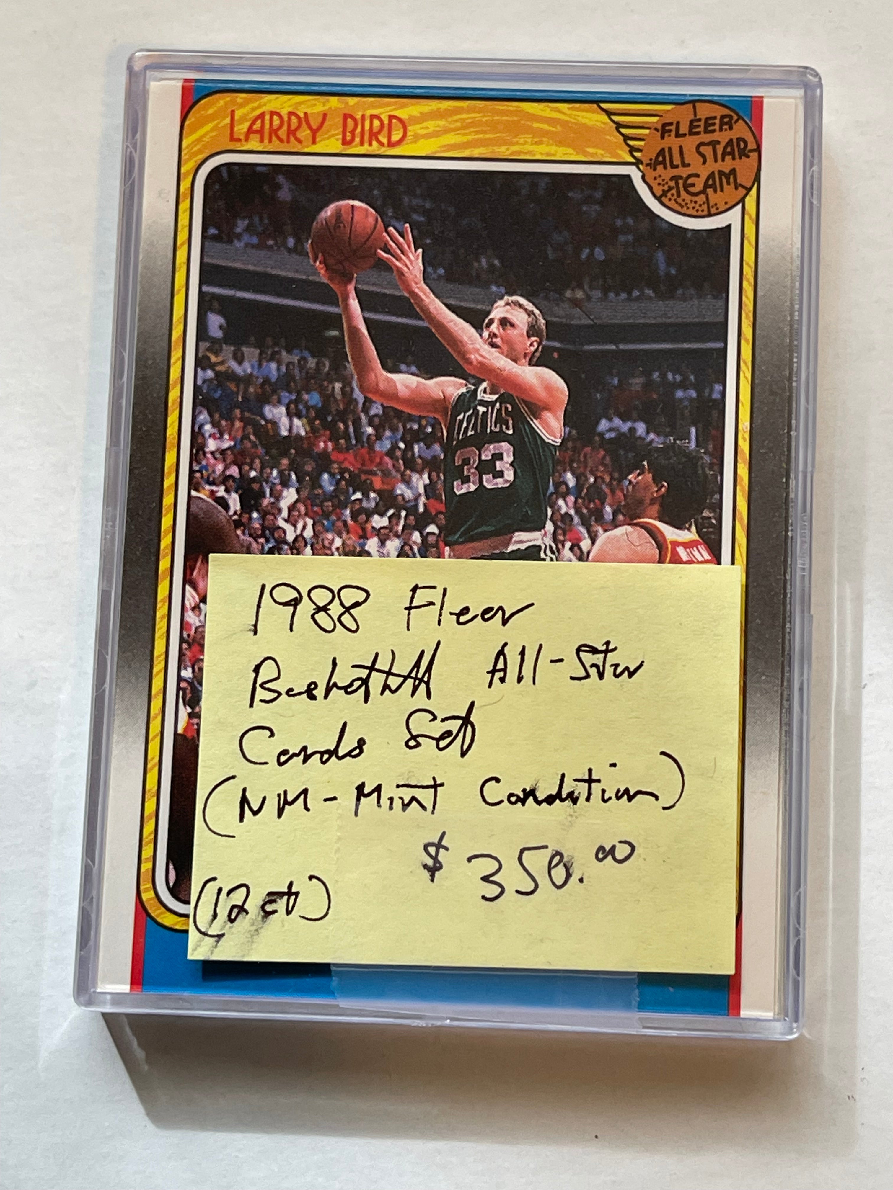 1988 Fleer basketball 12 All-Stars cards set