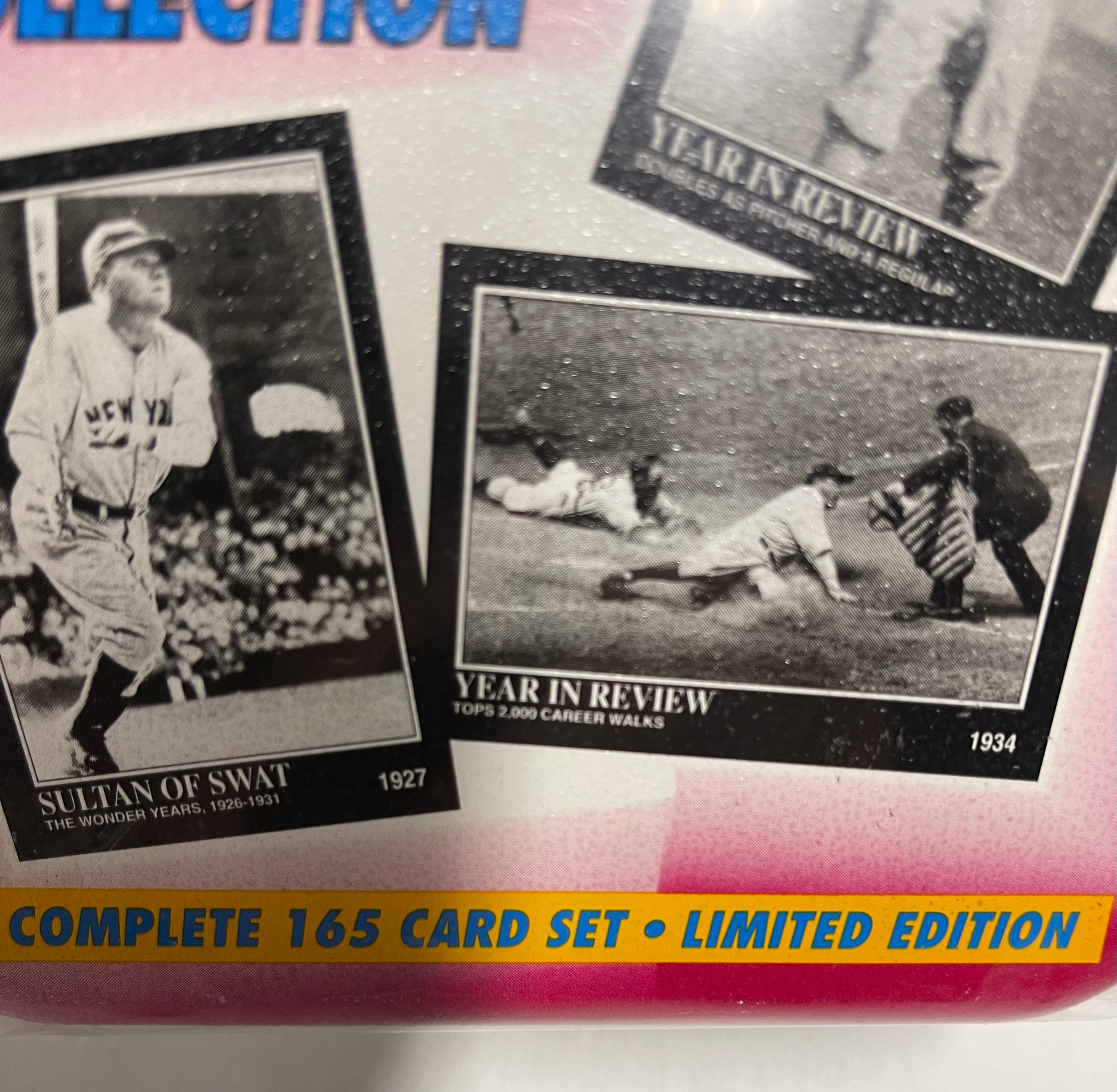 Babe Ruth Conlin collection cards set 1990s