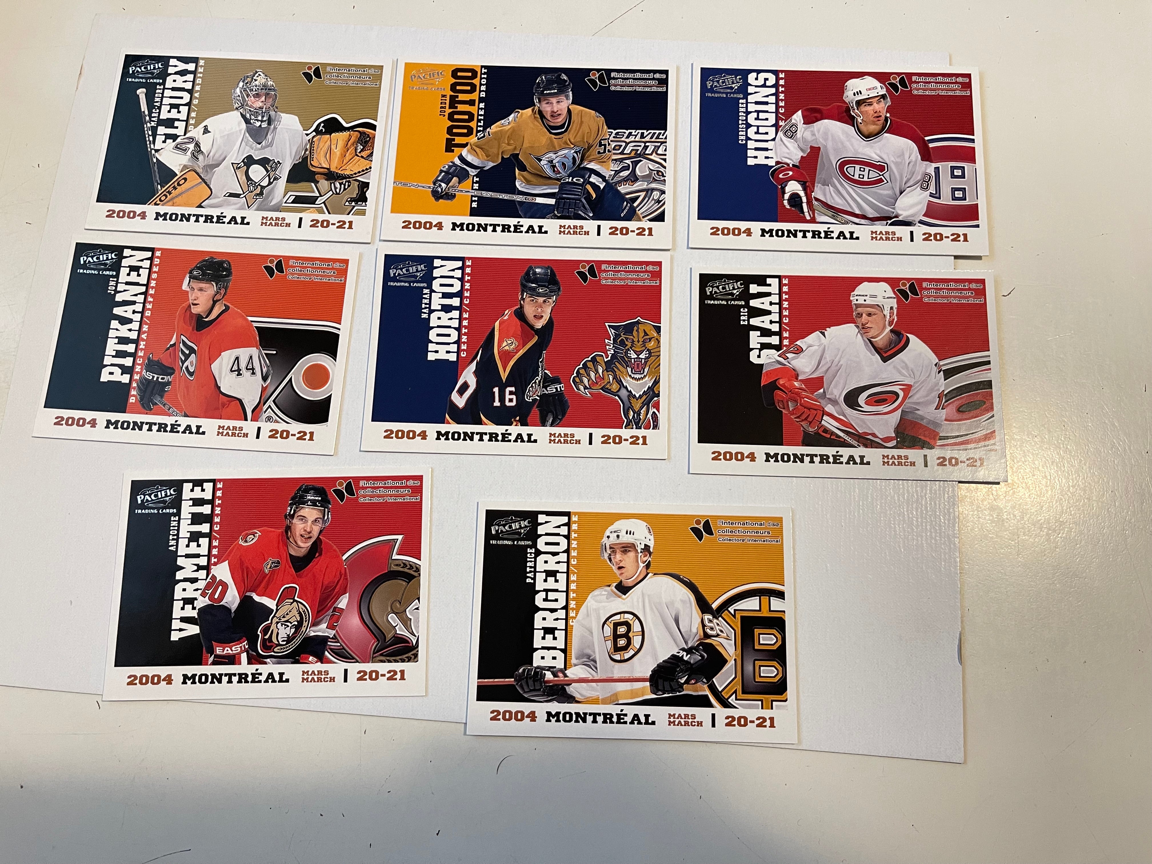 2004 Pacific hockey Montreal limited issued numbered set