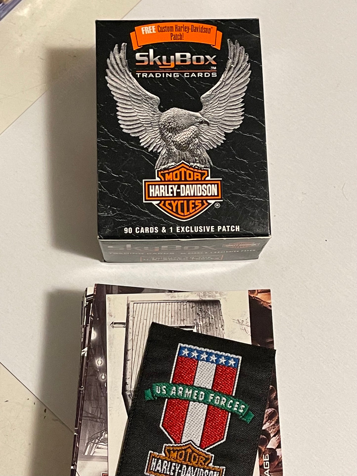 Harley-Davidson motorcycle Skybox cards set with patch box set 1994