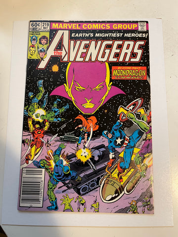Avengers #219 (Moondragon) high grade comic