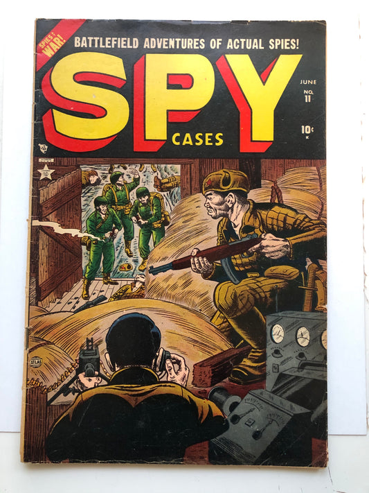 Spy Cases vintage War comic book 1952