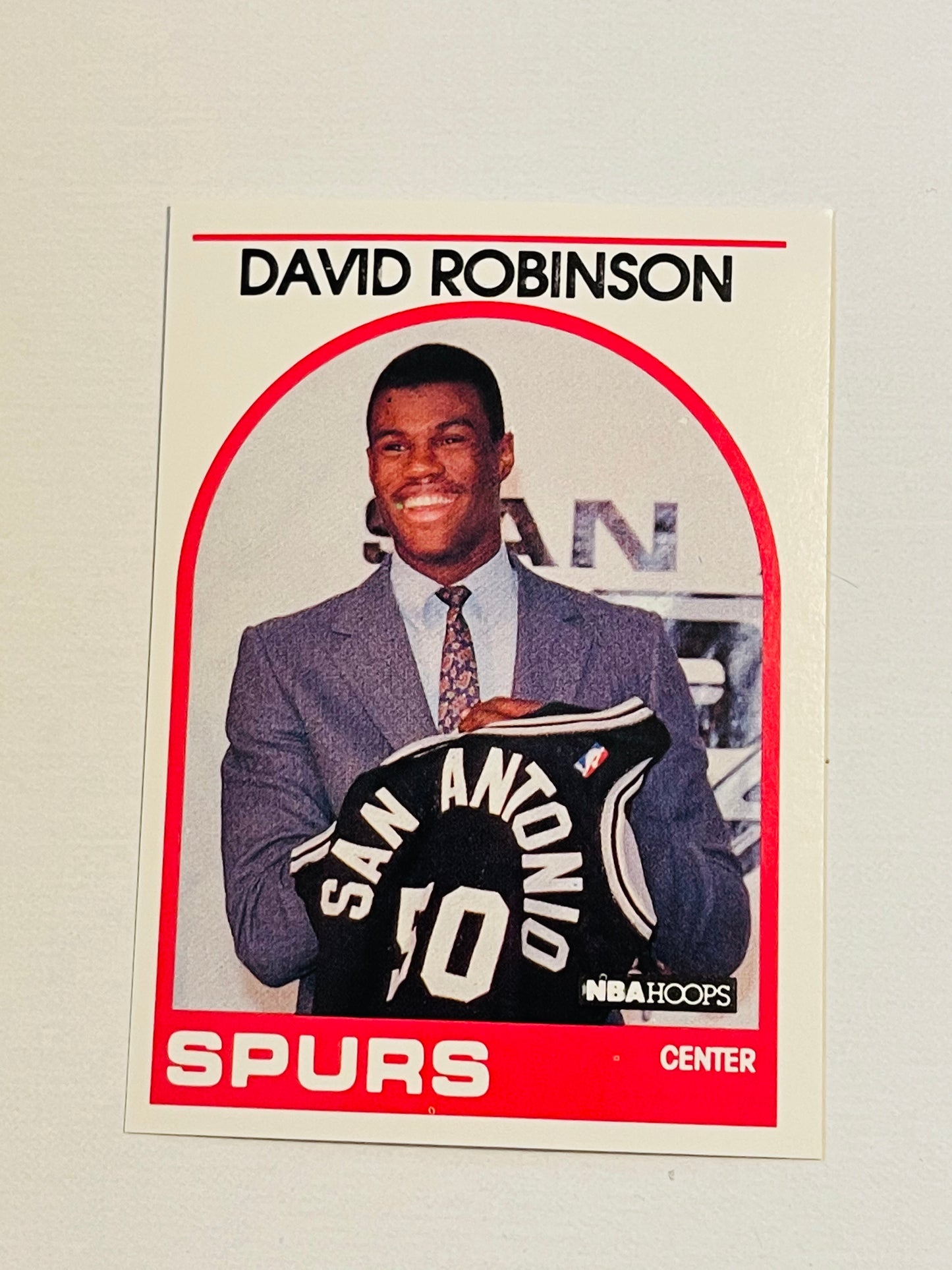 David Robinson Hoops basketball rookie card 1989