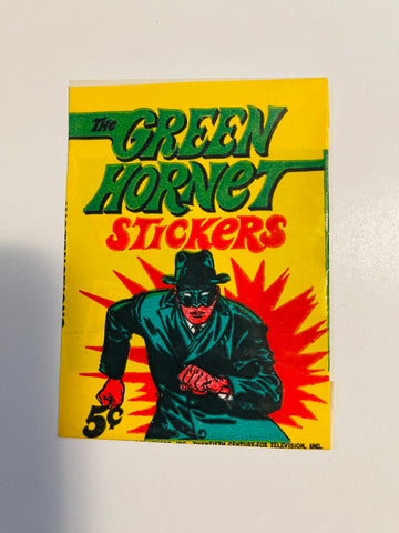 Green Hornet TV show Opc Canadian rare sticker wrapper 1967