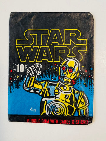 1977 O-pee-chee Star Wars rare first series wrapper
