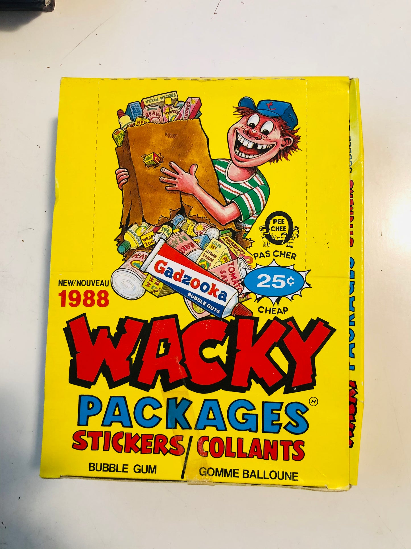 Wacky Packages opc stickers rare 36 packs box 1988