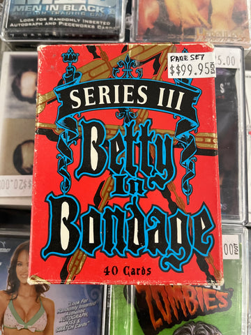 Bettie Page Bondage rare cards set 1990s