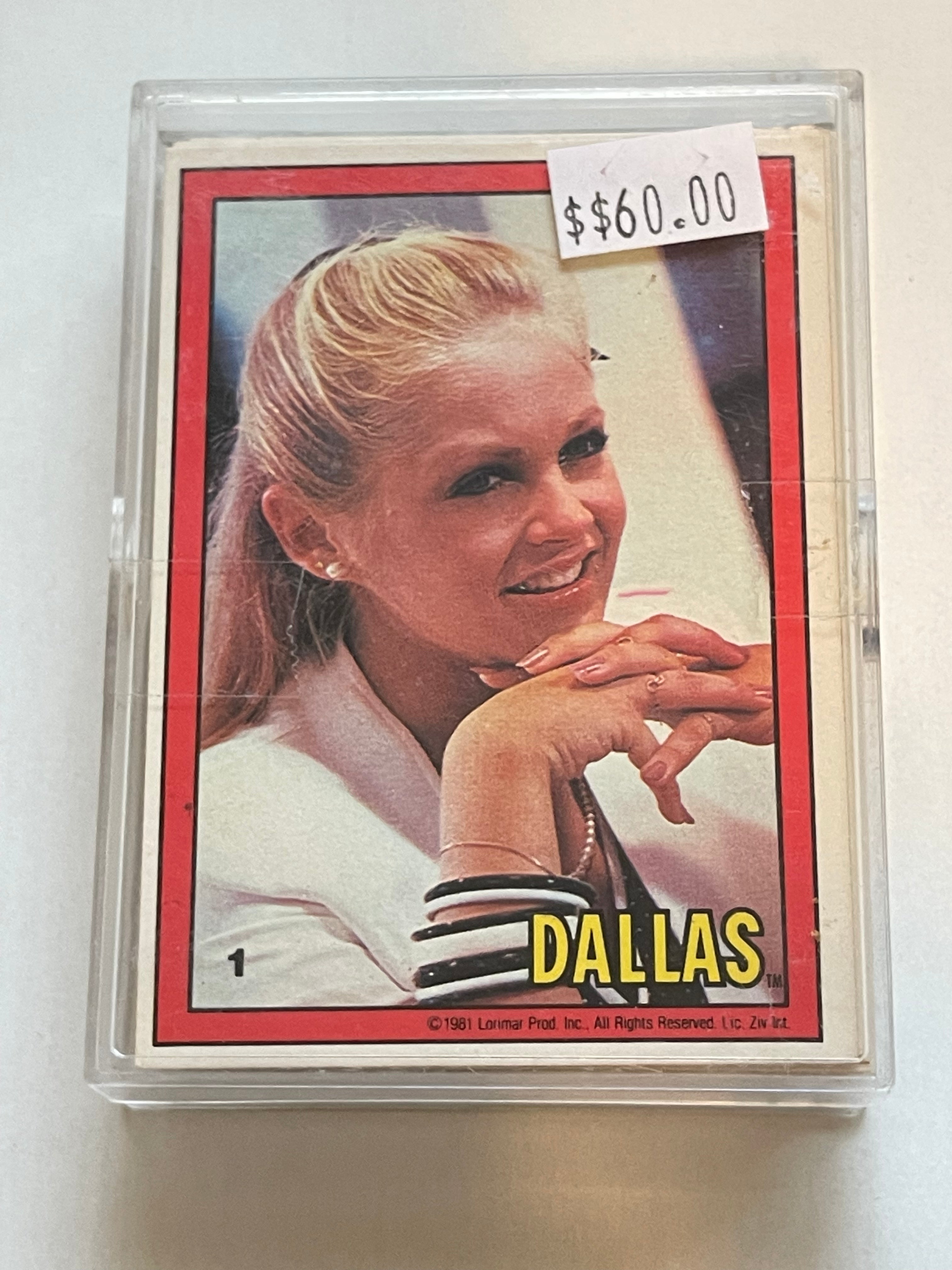 Dallas TV show cards set 1981