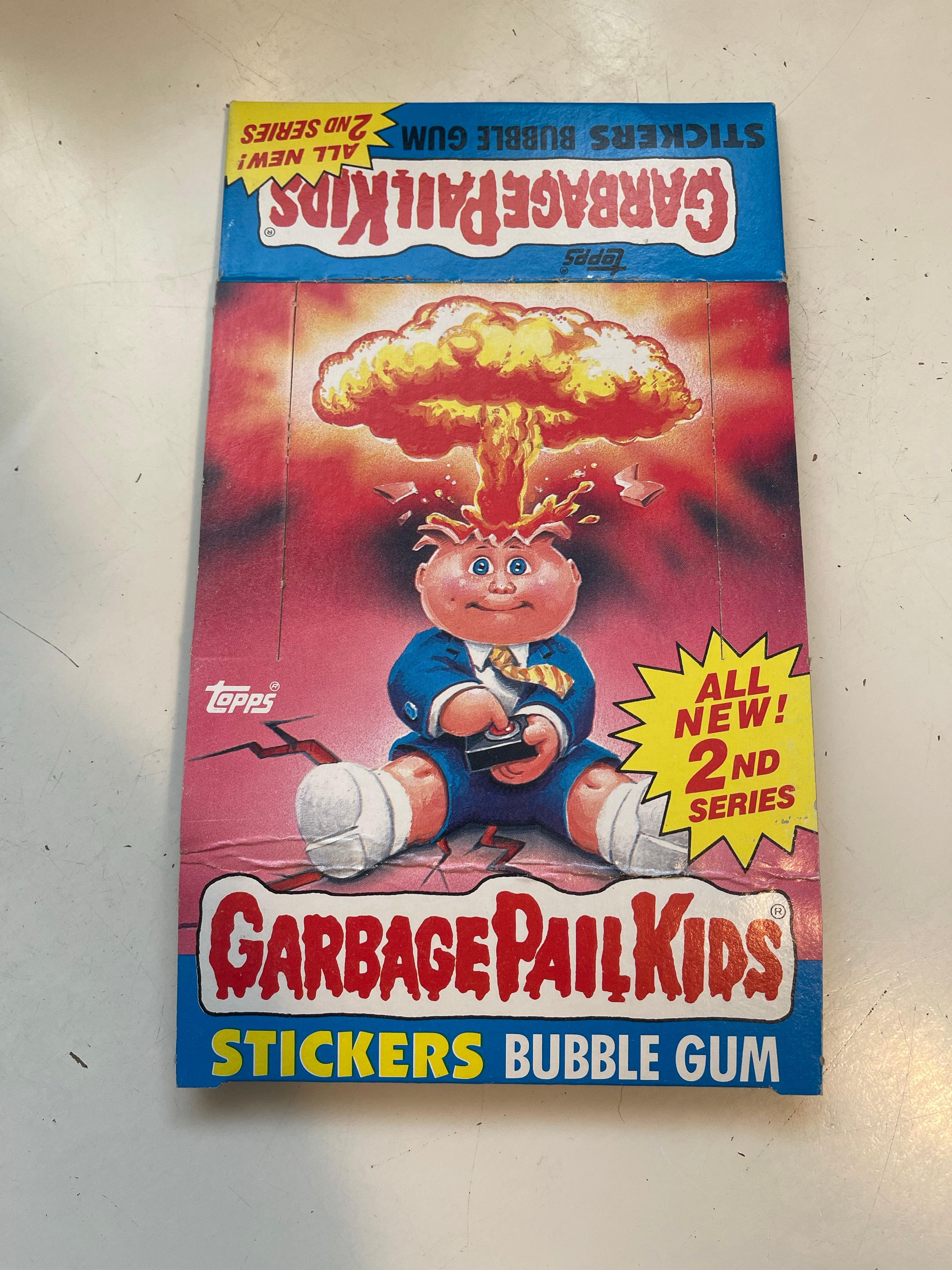 Garbage Pail kids original series 2 rare display box 1985