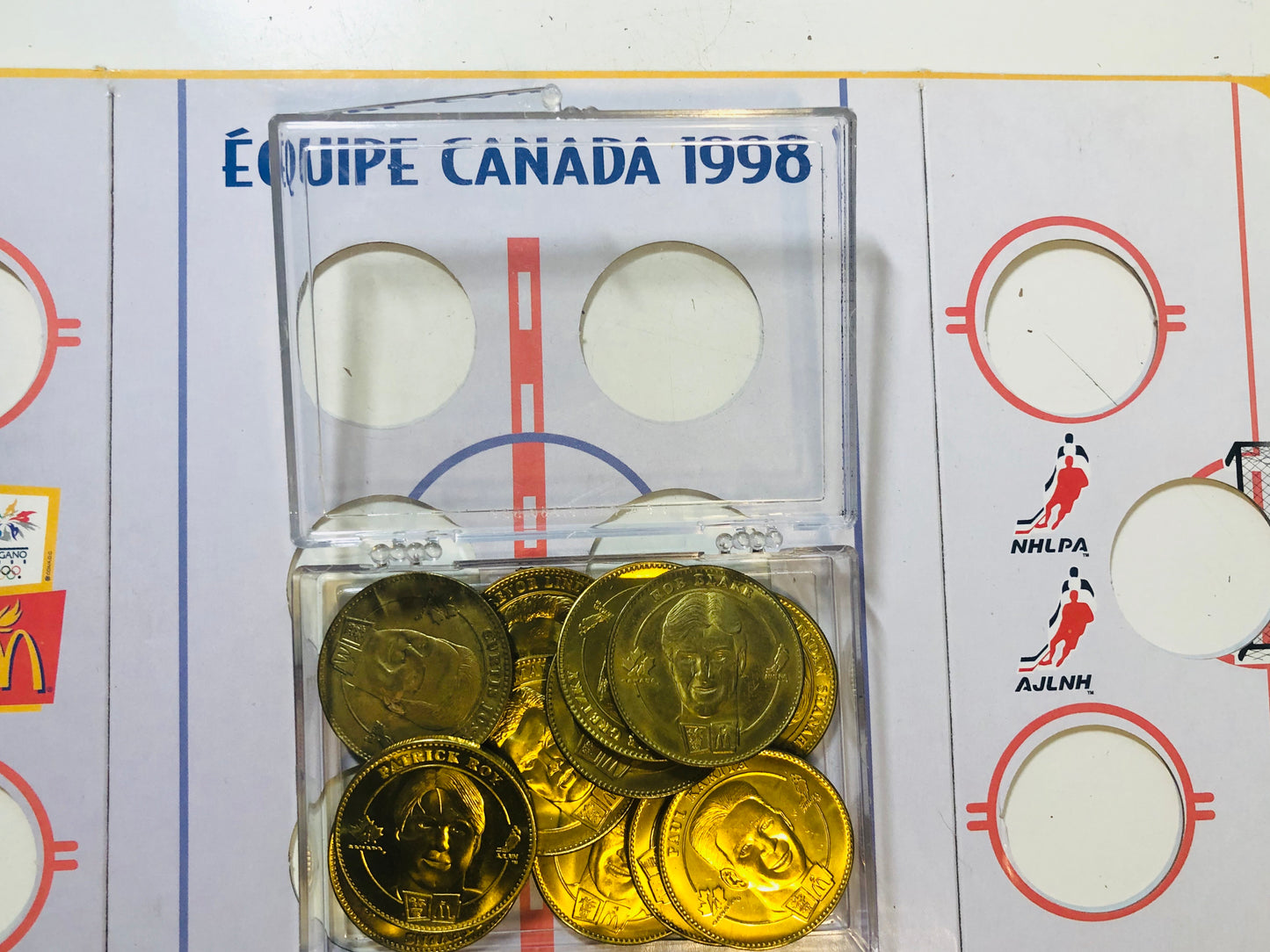 Team Canada Olympic hockey coins set 1998