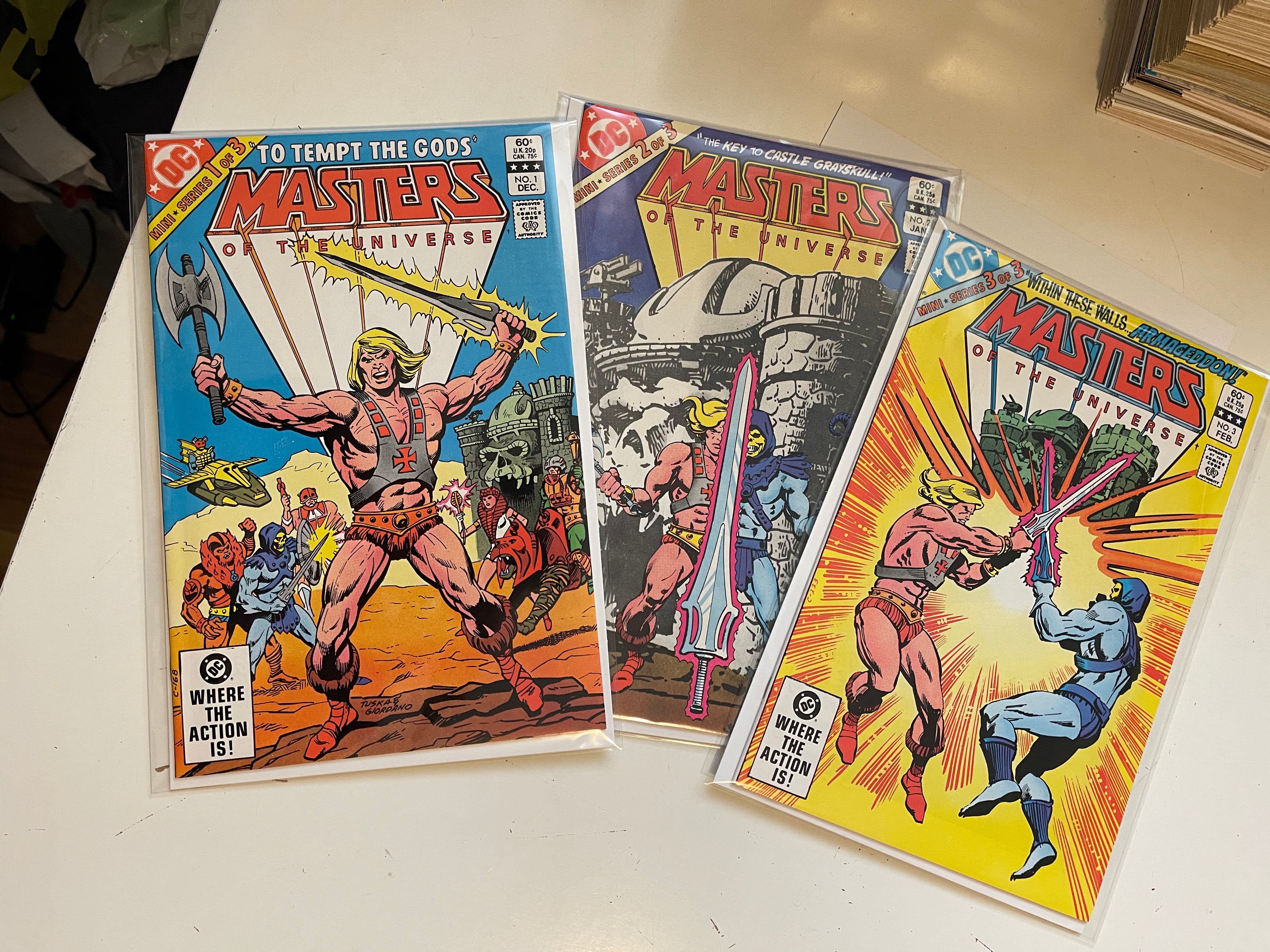 Masters of the Universe 3 comics mini series 1982