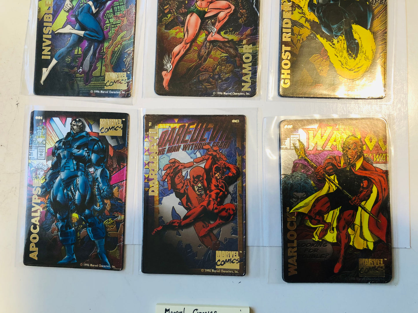 Marvel superheroes magnet 9 cards lot deal 1996