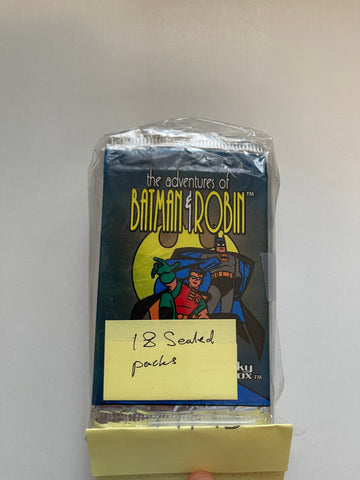 Batman Animated rare 18 sealed packs lot deal
