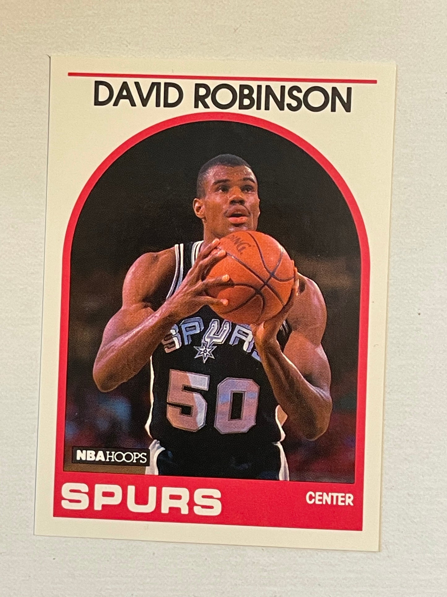 David Robinson Hoops series 2 basketball rookie card 1989