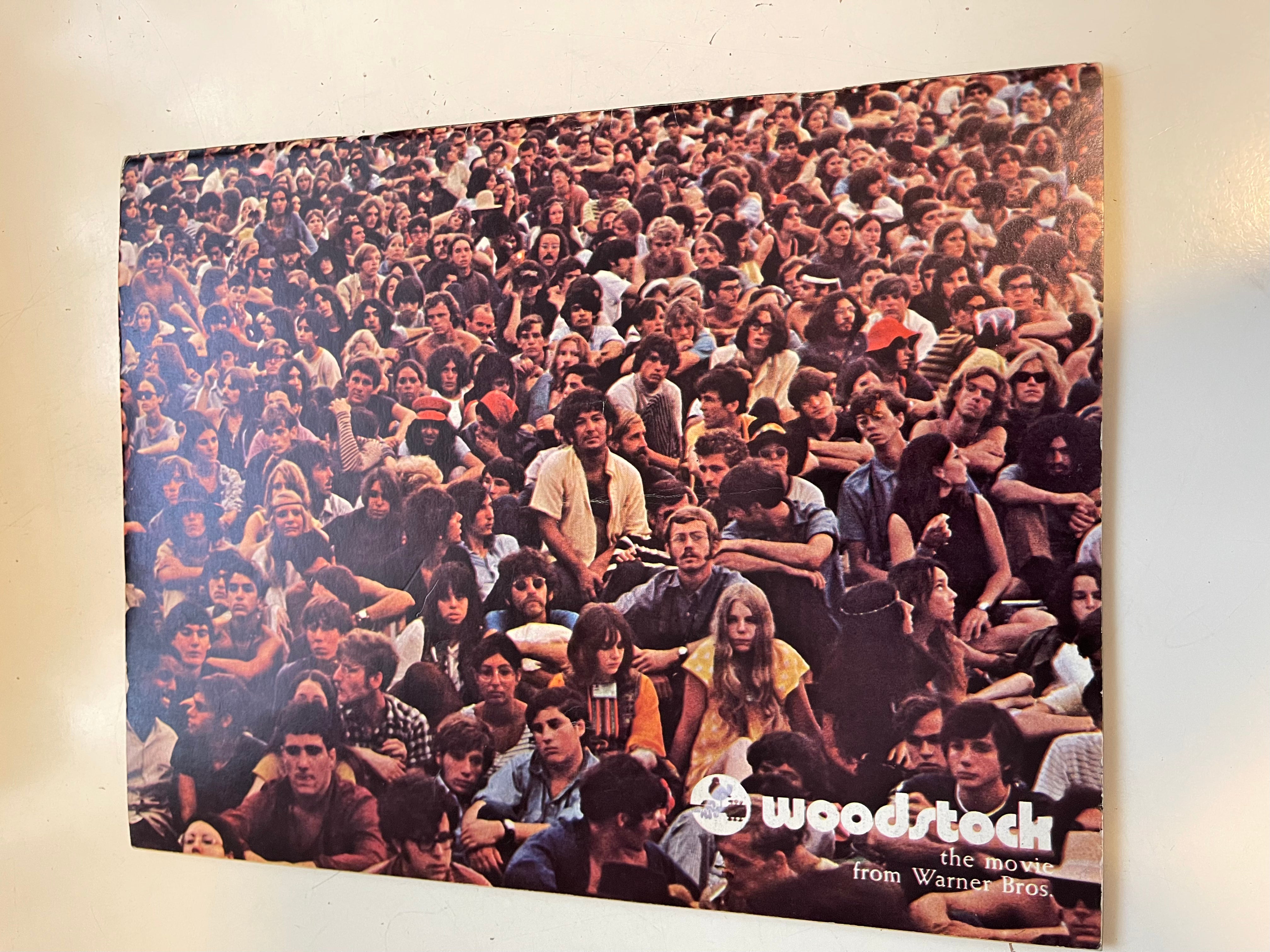 Woodstock movie vintage booklet 1960-70