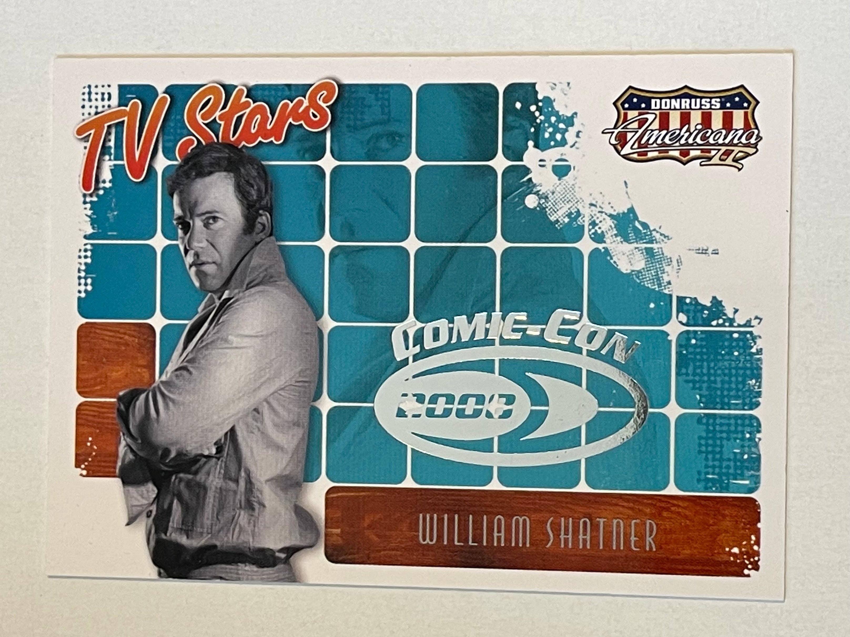Star Trek William Shatner Donruss rare promo card 2008