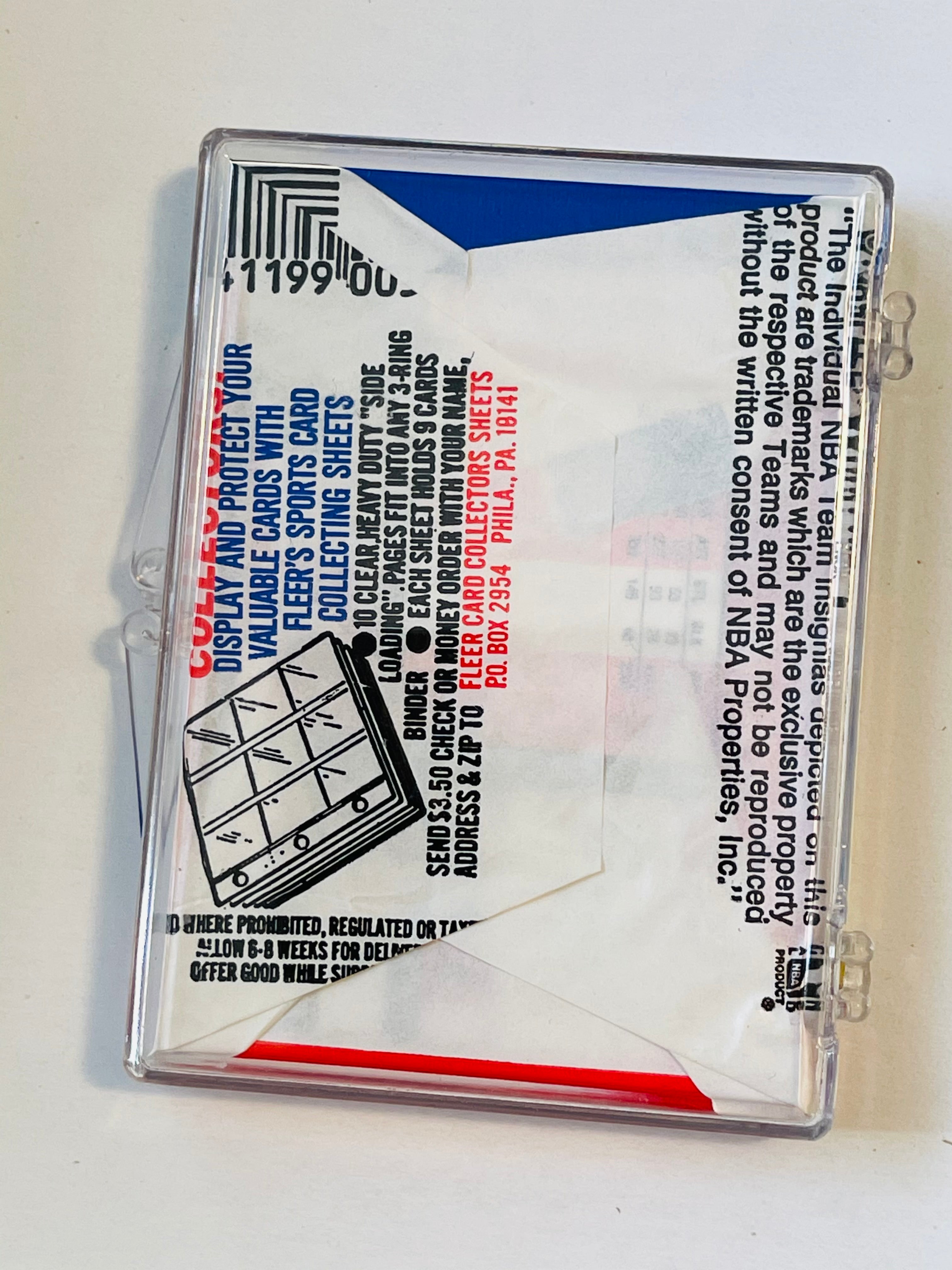 1989 Fleer basketball cards sealed pack