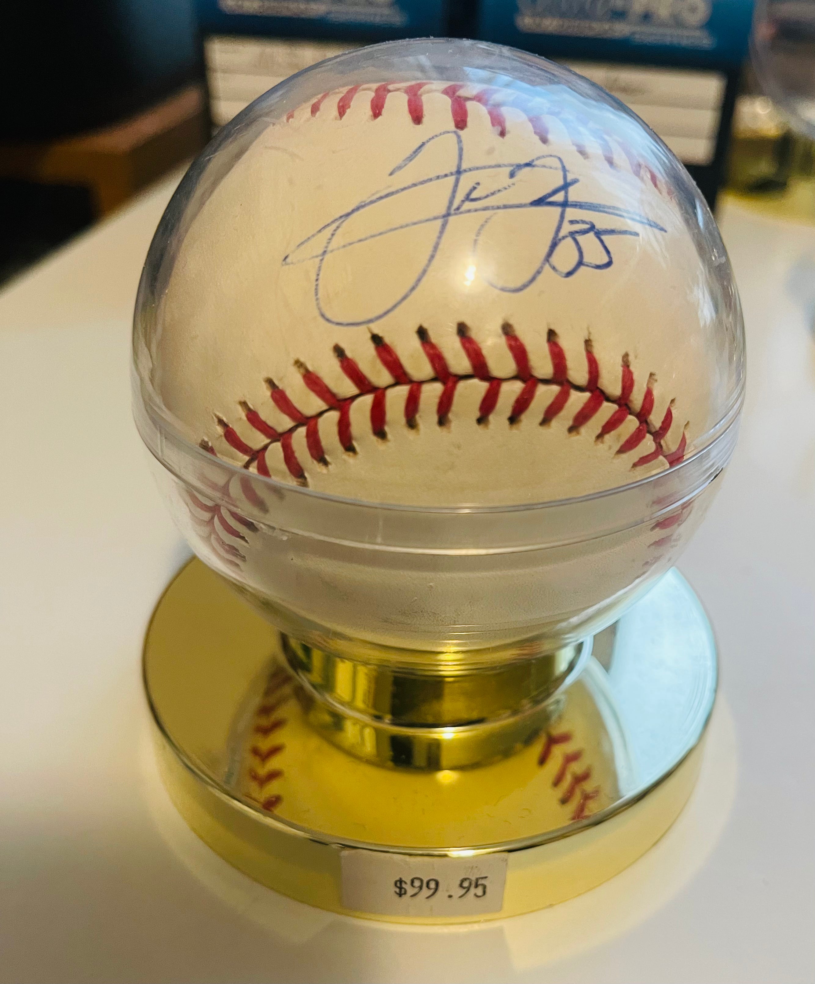 Frank Thomas autographed baseball with holder and COA
