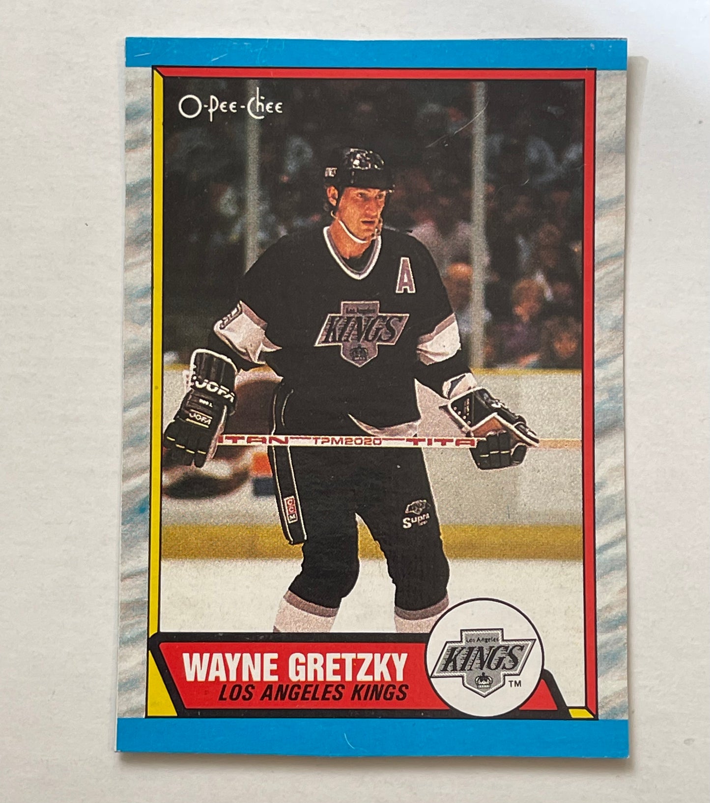 Wayne Gretzky opc E box bottom high grade hockey card 1989