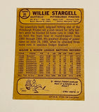 Willie Stargell Topps baseball autograph card 1968