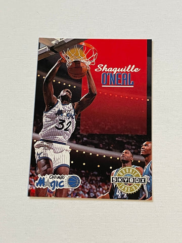 Shaquille O'neal SHAQ 1992 Draft Night Card #1 PICK Basketball BLUE HOT  PROSPECT