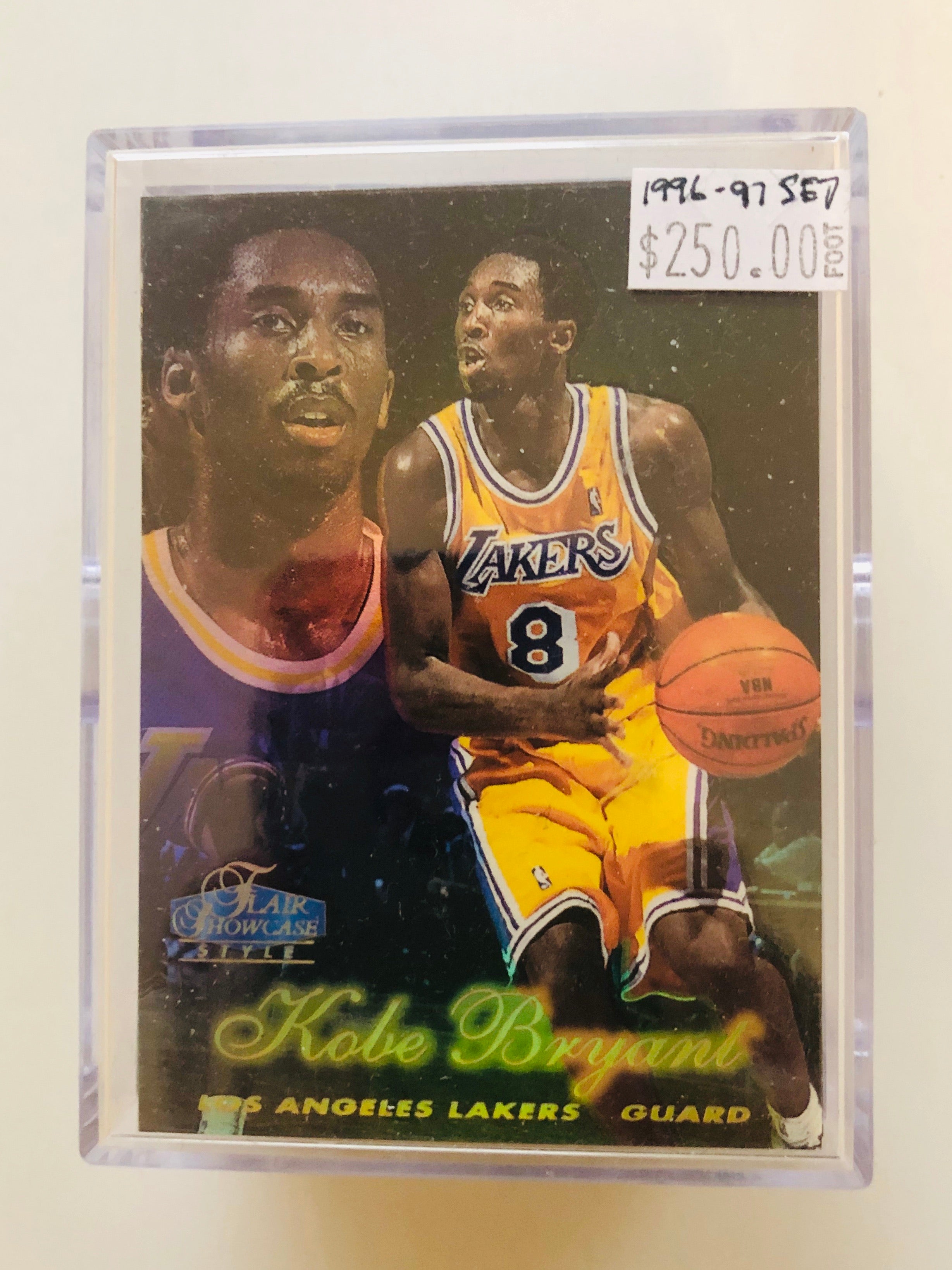 1997 Flair Showcase Kobe Bryant and great basketball cards set