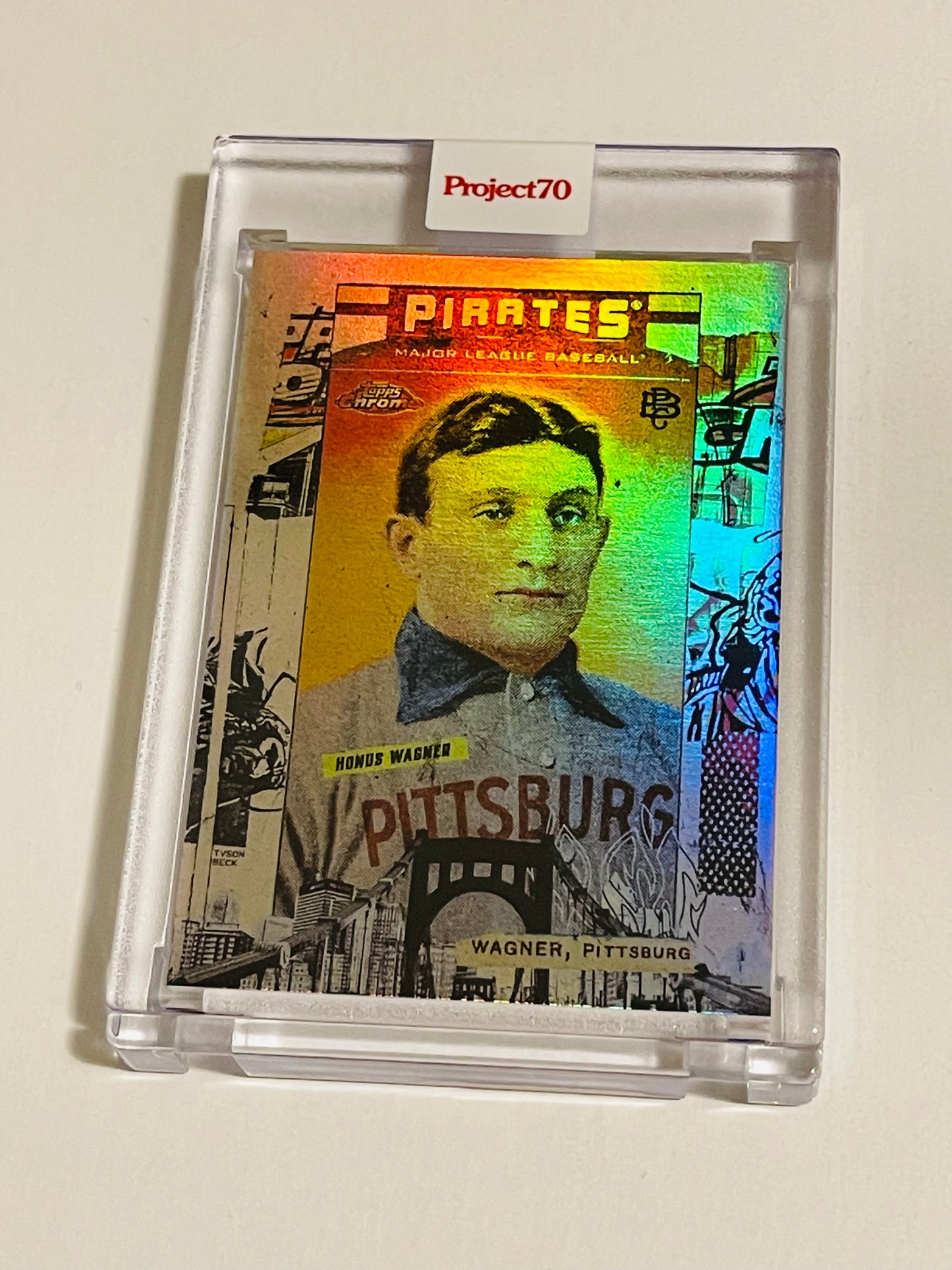 Honus Wagner Topps Rainbow Foil numbered Tyson Beck baseball card