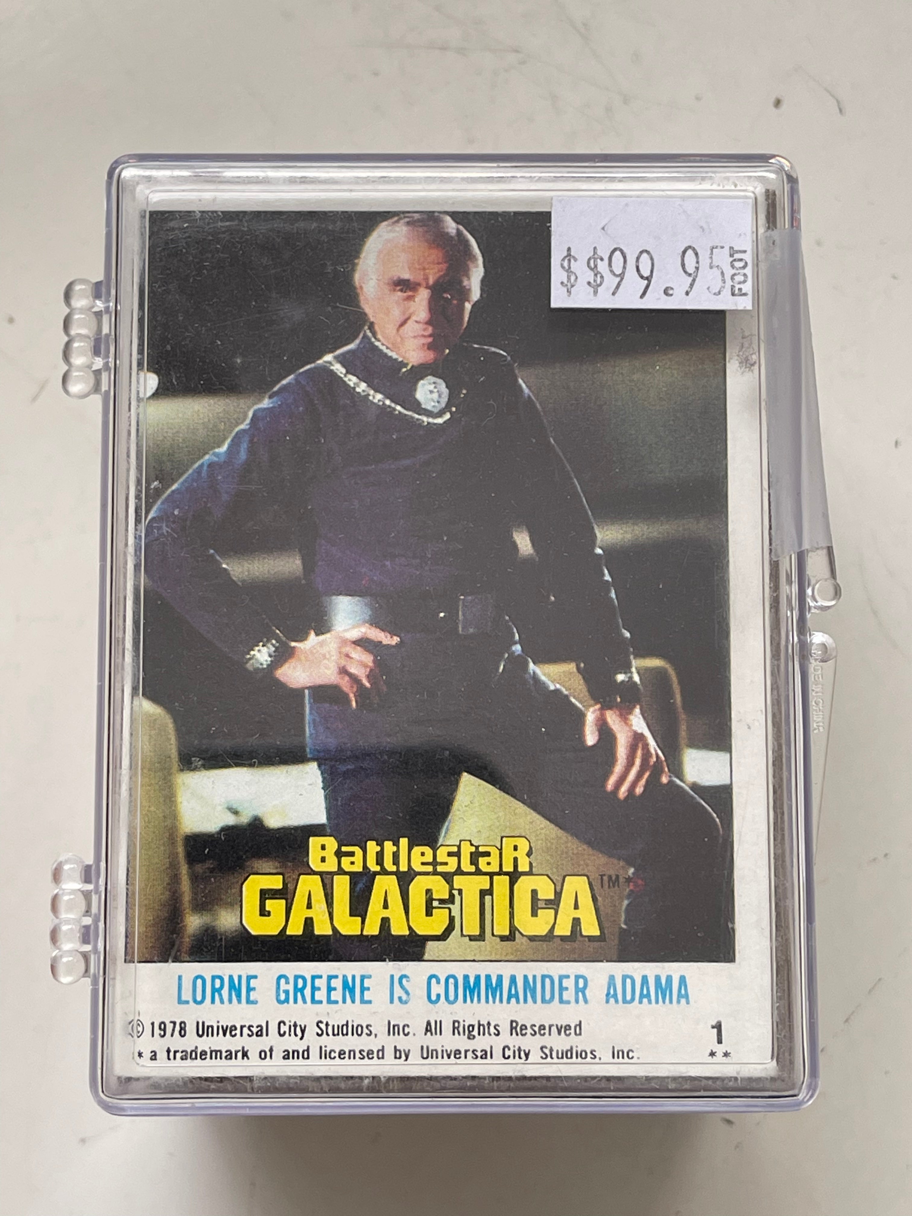 Battlestar Galactica TV show rare cards set 1978