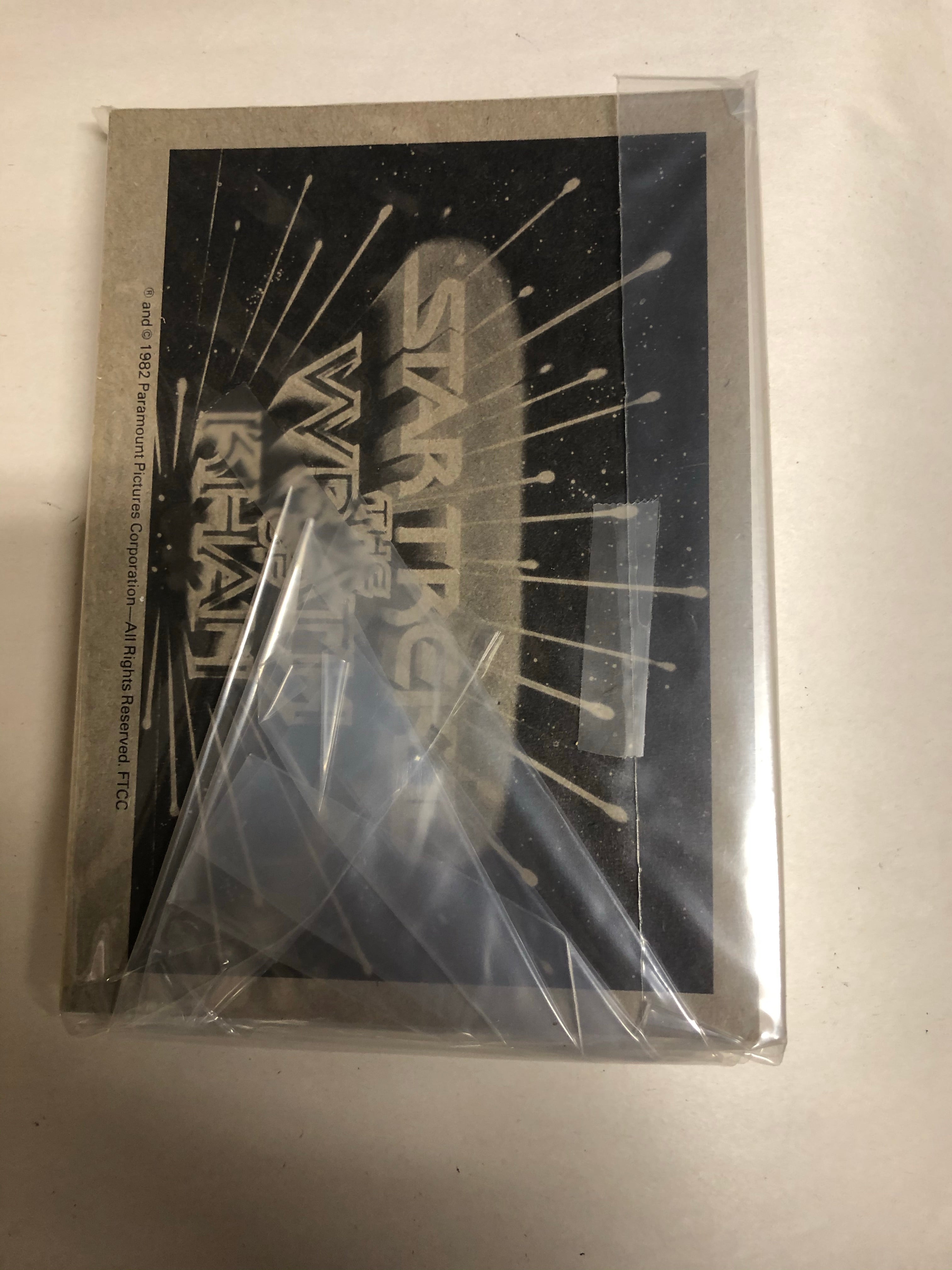 Star Trek Wraith of Khan 5x7 cards set 1982