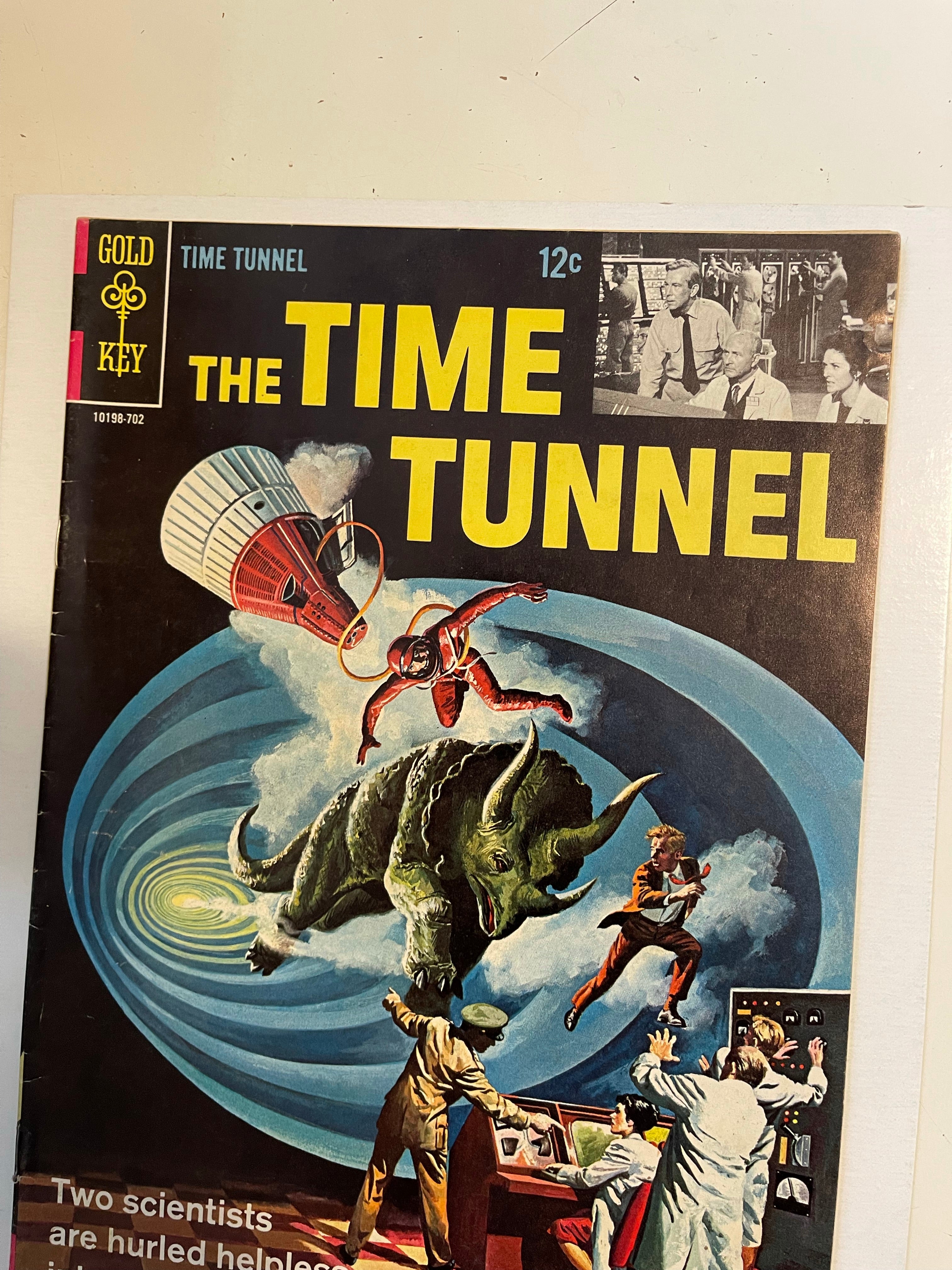 Time Tunnel tv show rare high grade #1 comic book 1966