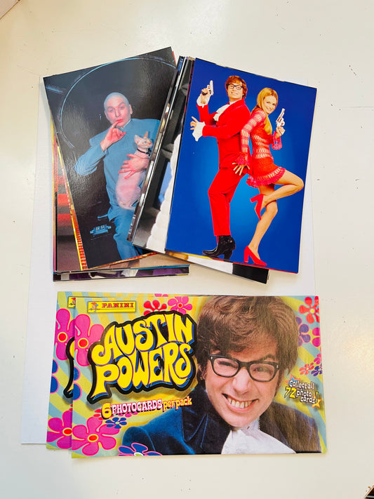 Austin Powers movie Panini photo cards set 1999