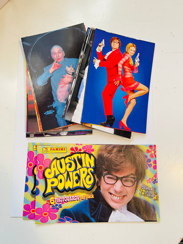 Austin Powers movie Panini photo cards set 1999