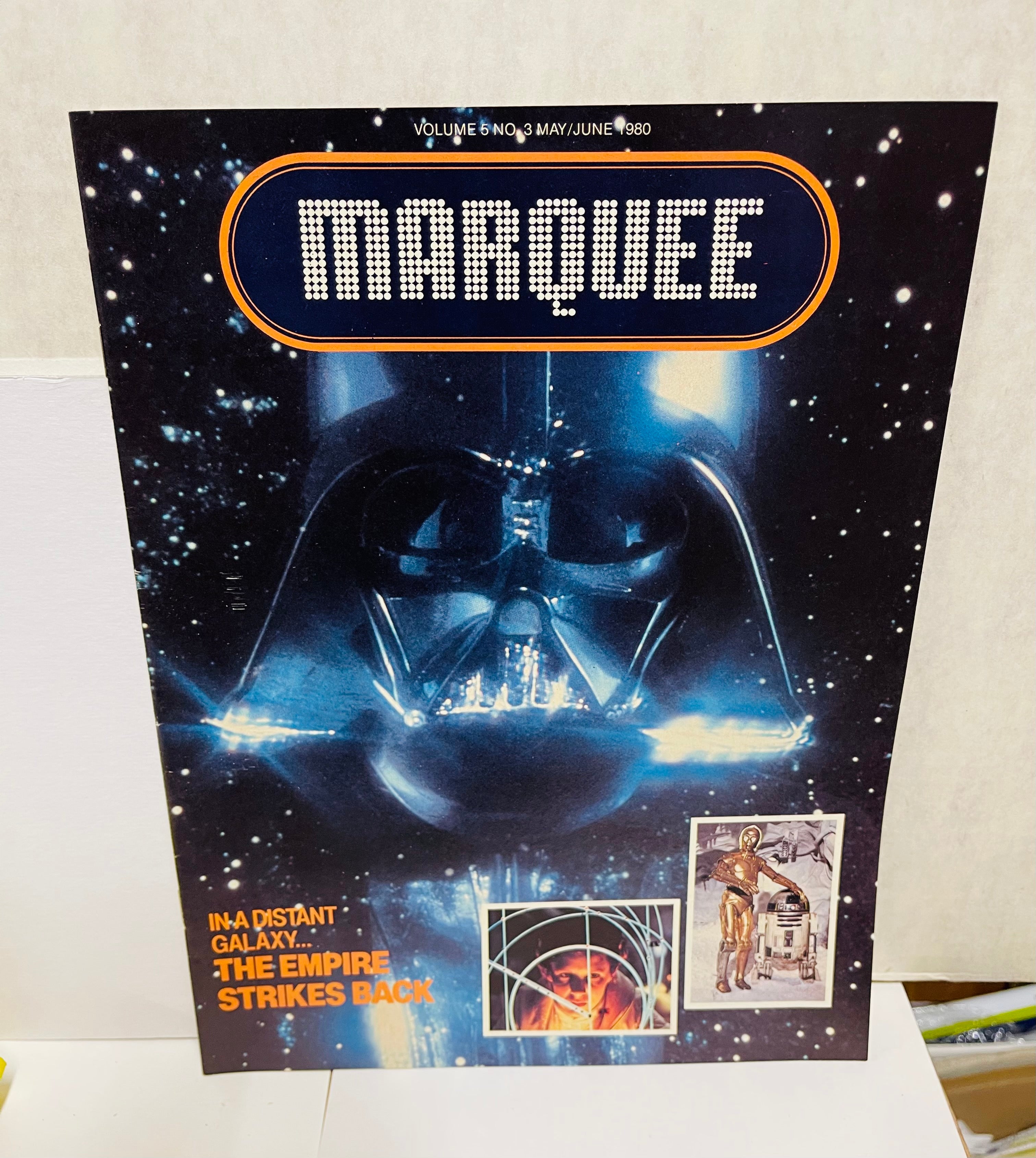 Empire Strikes Back Marquee movie magazine first appearance for this movie 1980