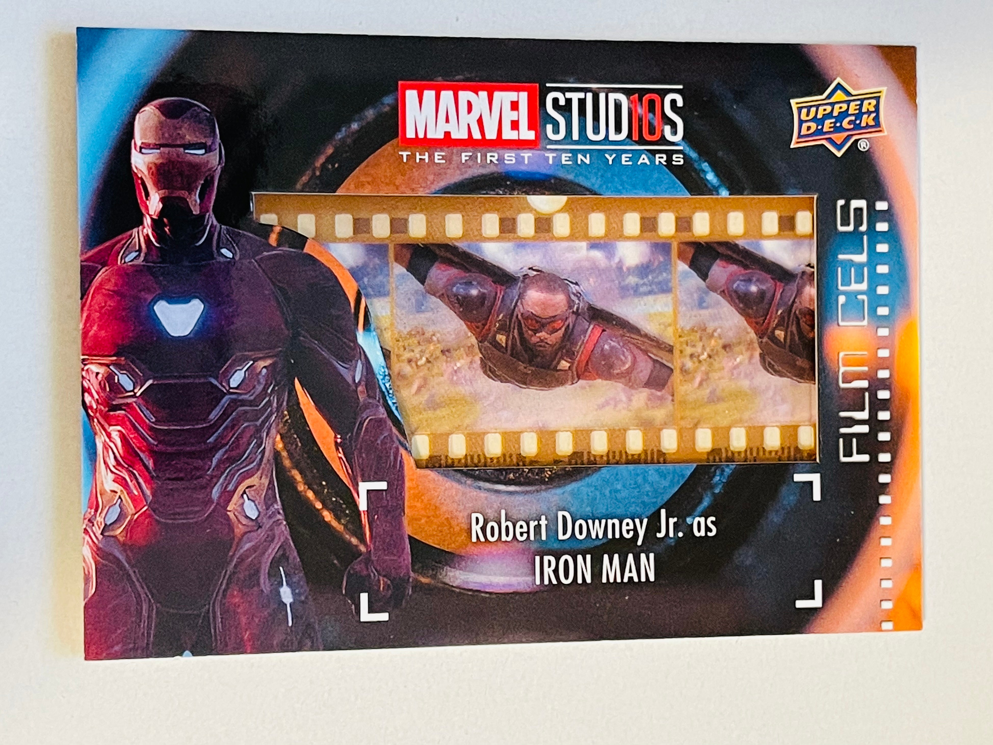 Iron Man Marvel rare film cel upperdeck insert card