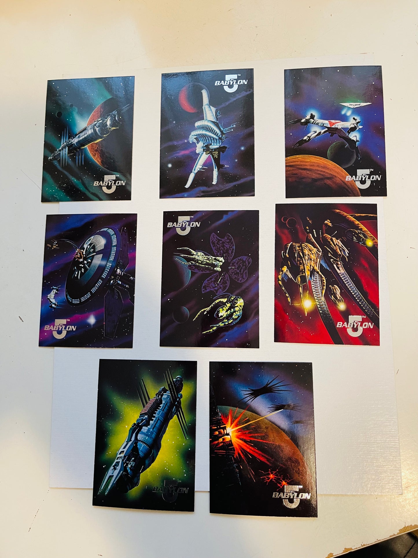 Babylon 5 TV show space gallery insert set