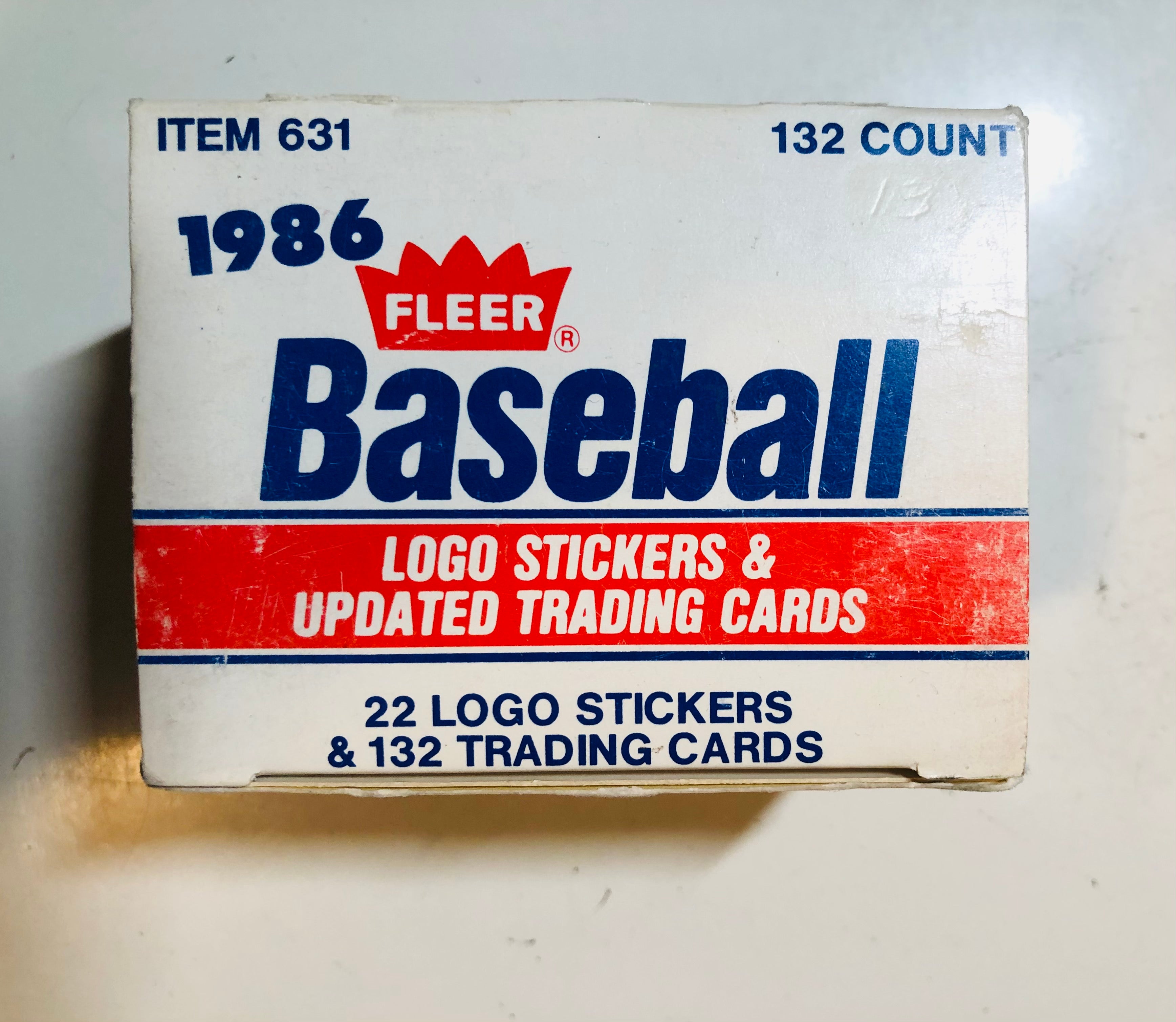 1986 Fleer baseball update factory set Barry Bonds RC