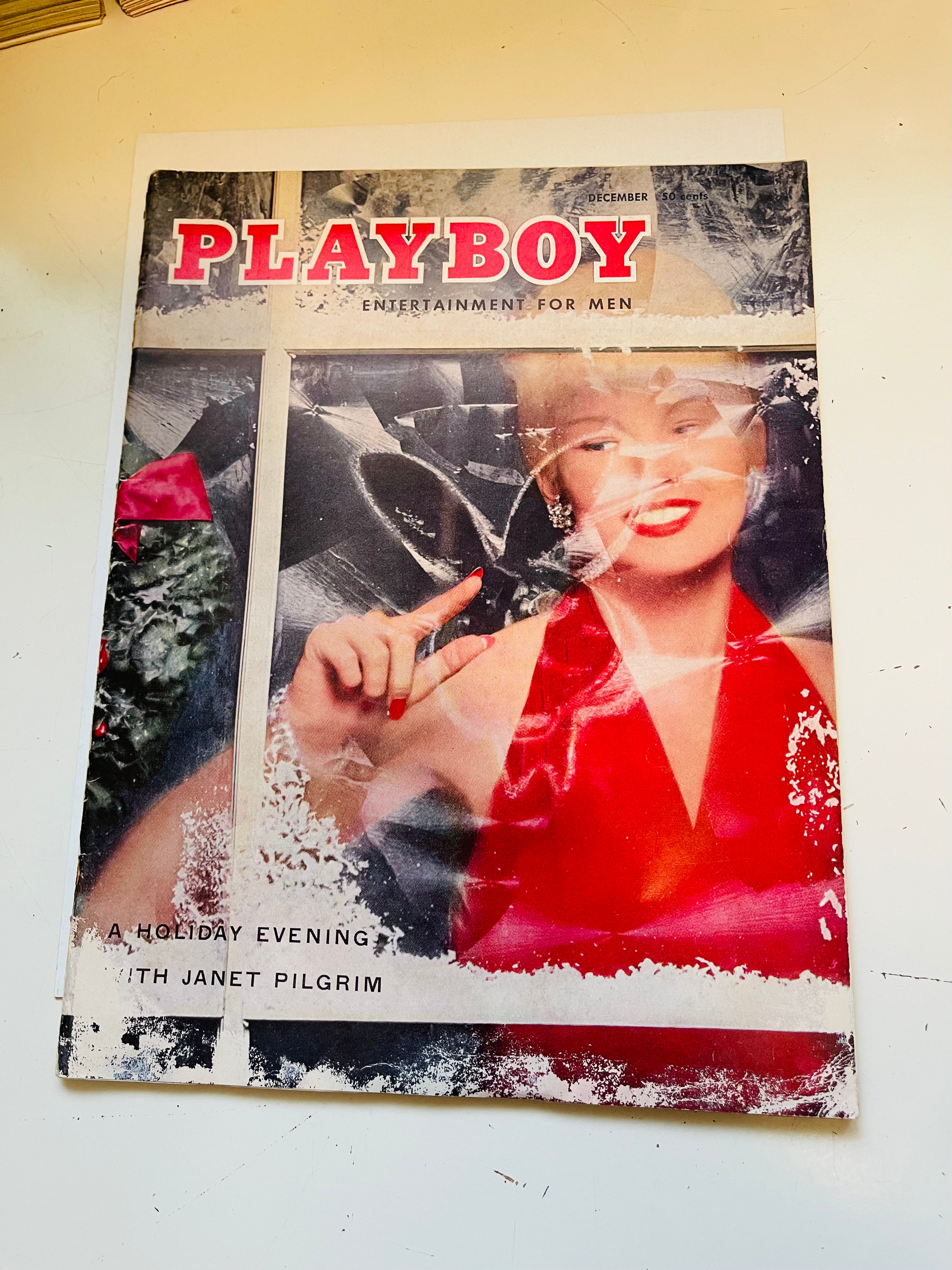 Playboy magazine rare Janet Pilgrim issue 1958