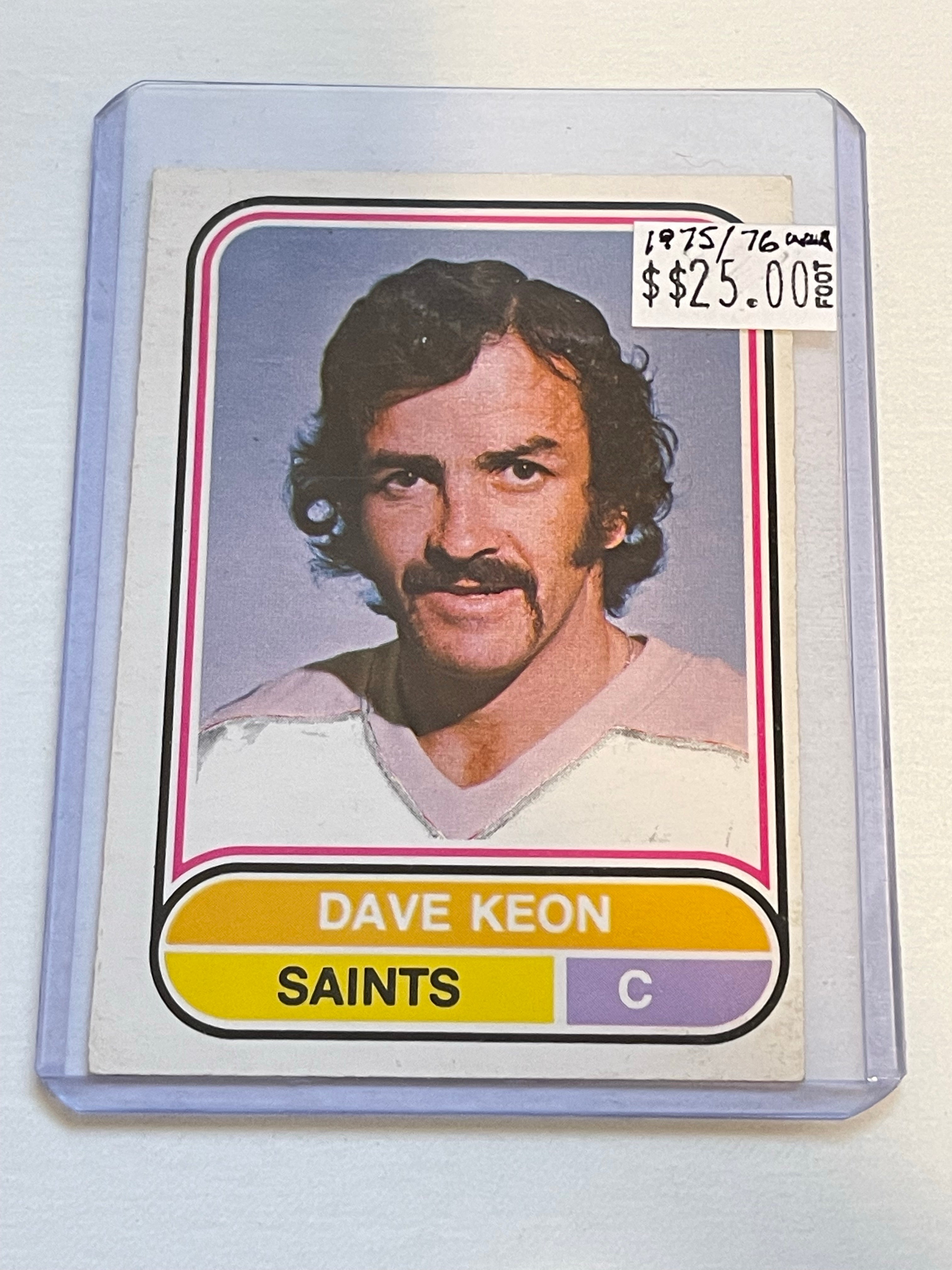 Dave Keon WHA hockey card 1975