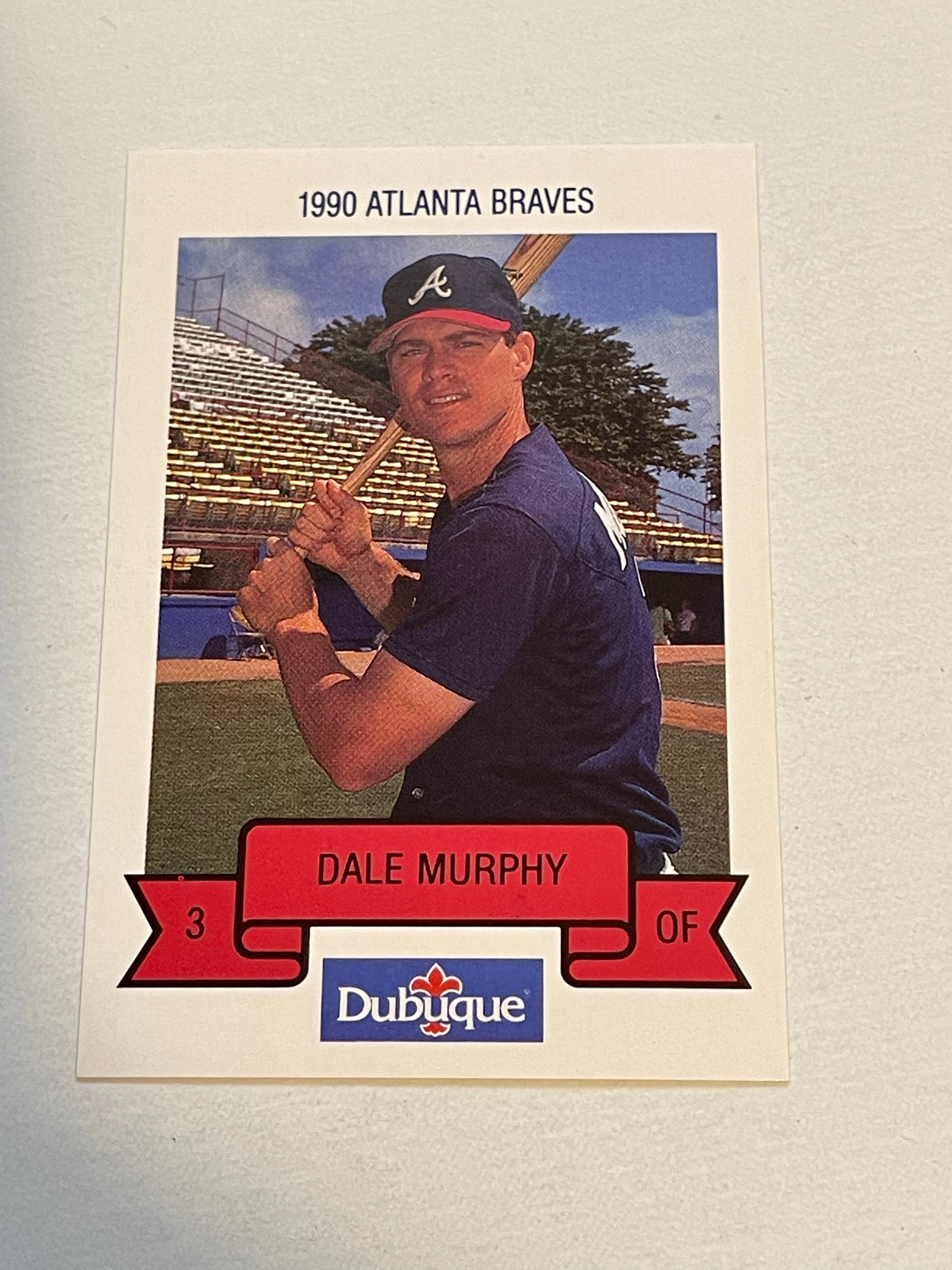 Dale Murphy rare Dubuque regional issued baseball card