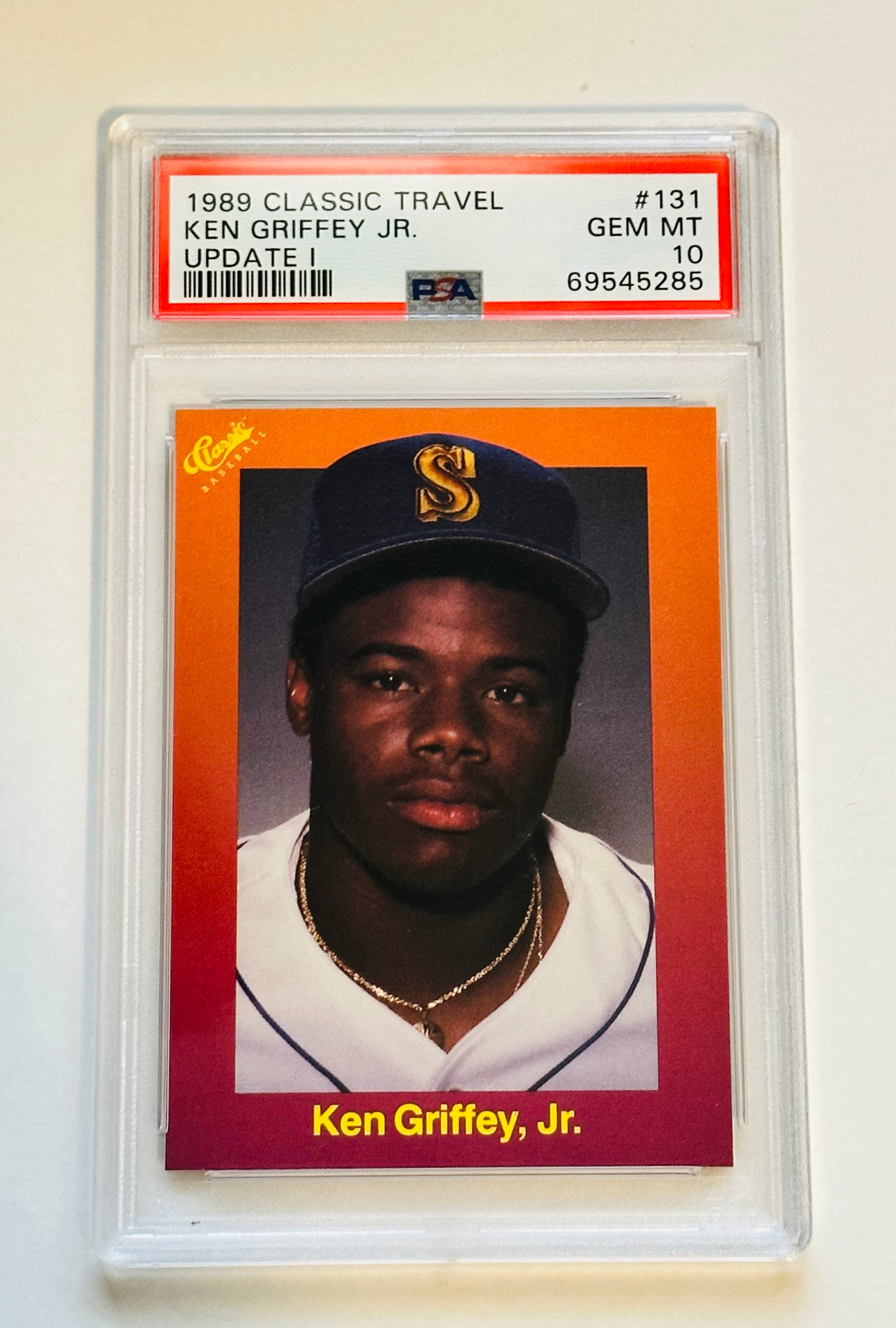 1989 Ken Griffey Jr. Classic baseball rookie update PSA 10 Gem mint card