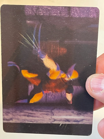 X-Men Wolverine rare lenticular insert card 1990s